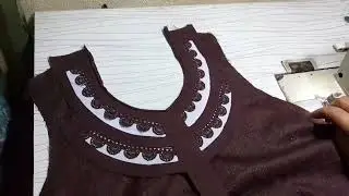 Beautiful neck design | stitch and cutting full method step by step