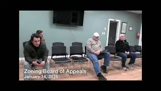 Zoning Board of Appeals 1.14.26