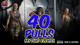 TWD RTS: MYTHIC WHEEL Ezekiel 40 Pull! The Walking Dead Road to Survival