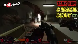 8 Player Lobby In Tank Run is CHAOTIC | L4D2 Tank Run Mutation.