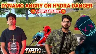 🤯 @DynamoGaming ANGRY ON @HYDRADANGEROFFICIAL & @HYDRAHRISHAV MOMENT 😡 #dynamolive #bgmi #shorts