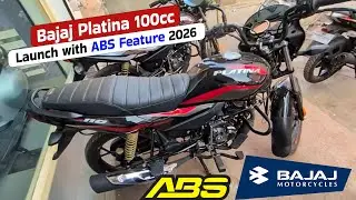 नई बजाज Platina 100 ABS 🔥 Middle Class की Favourite Bike! Mileage + ABS = प्लेटिना 100 😍