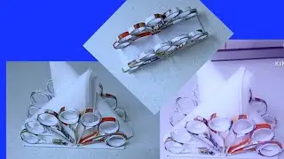 How to make Napkins/tissue holder from #wastedpapers.DIY #homemade #diycrafts .