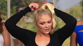 Bellami Choice of Length It's a Wrap Ponytail on QVC