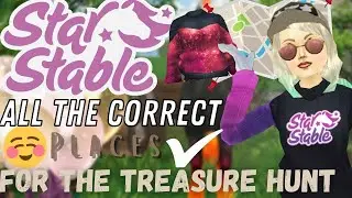 All the Correct Places for the (Treasure Hunt!!) 🗺✔|| Star Stable Online