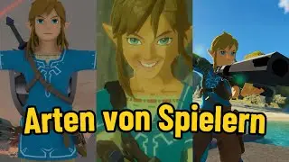 9 ARTEN von ZELDA BotW Spielern 