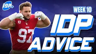 DOMINATE Week 10 Fantasy Football: HOT NFL Picks & Expert IDP Advice!