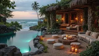 Tranquil Nature View Living Room Jazz | Relaxing Jazz To Relive All Stress