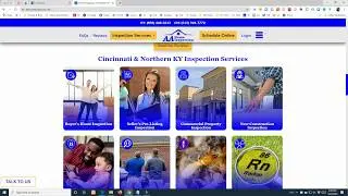 AA Home Inspection Website Homepage on Desktop & Mobile