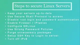 Best Practices to Secure Linux Server