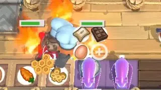 Overcooked 2 6-1 4 Stars (3 Players) Lit Cake🍰🥕