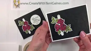 Fun Technique with Stampin&rsquo; Up! Petal Palette Stamp Set