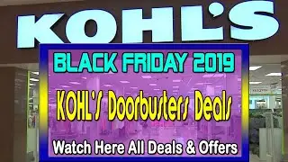 Kohl's Black Friday Deals 2019 l Kohls Best Video Games & Electronics Deals