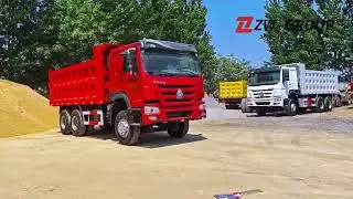 Red Howo 6x4 Dump Truck #howo #dumptruck #tippertruck #sinotruk