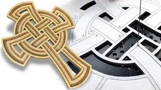 New scroll saw pattern - Celtic cross