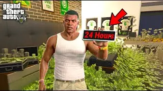 Franklin's 24 Hours Money Collection Challenge In GTA 5 !