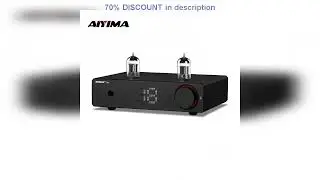 #AIYIMA T20 Vacuum Tube Preamplifier  ECC83 Fully balanced Preamp RCA  XLR Input HiFi Stereo DAC