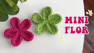 Flor a Crochet F&Aacute;CIL y R&Aacute;PIDA 🌸 Tutorial de Ganchillo para Principiantes