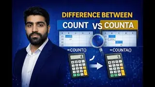 Count vs CountA | Difference explained in Hindi.