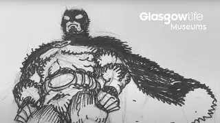 Grant Morrison & Frank Quitely discuss JLA EARTH 2 | Frank Quitely: The Art of Comics | Exhibitions