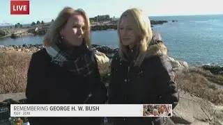 Visitors to Walker's Point remember George H.W. Bush
