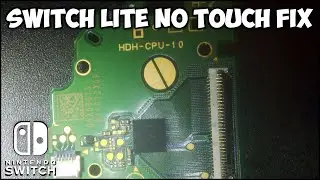 Fixing a Switch Lite with no touch (not the touchscreen!)