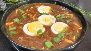 Chicken Hot and Sour Soup Recipe,Simple and Easy Chicken Soup at Home by saima'skitchenette
