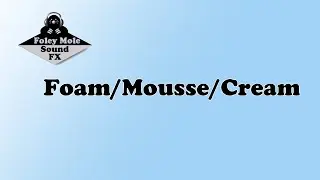 Foam/Mousse/Cream can Sound FX - no copyright - royalty free