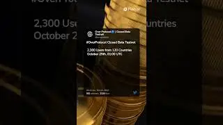 Over Protocol twitter news #airdrop #crypto #overprotocol #cryptonews #shorts