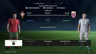 Portugal vs Norway | EA FC 24 Gameplay Simulation | [4K 60FPS]
