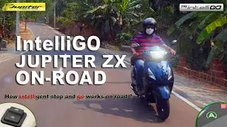 Jupiter ZX Disc IntelliGO On Road review | Auto Start & Stop with iTouch silent start | TVS