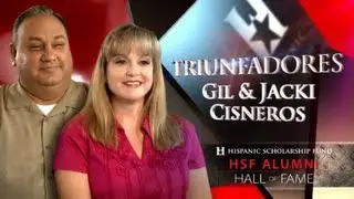 2012 HSF Alumni Hall of Fame (AHOF) Inductees - Gil and Jacki Cisneros