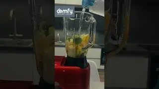 Фруктовый коктейль на завтрак - заряд на весь день #коктейль #фрукты #рецепт #блендер #domfy