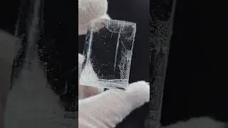 Halite crystal, salt crystal, transparent sample 54g. - Bakhmut field, Ukraine