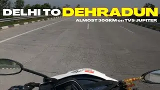 Almost 300km ride on TVS Jupiter 109cc | Delhi to Dehradun | Travel With Strollers |