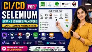 Selenium CI/CD Pipeline Explained | Jenkins + Maven + GitHub + Cucumber End-to-End