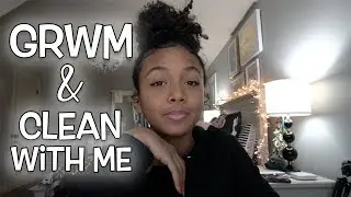 GRWM & Cleaning my Room - Vlogmas Day 15 | LexiVee03