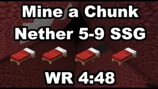 WORLD RECORD Mine a Chunk Nether 5-9 SSG 