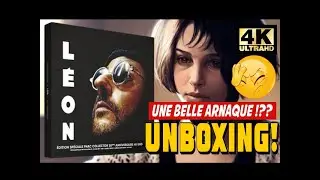 LEON ★ UNE BELLE ARNAQUE !?? 🤔 COLLECTOR NUM&Eacute;ROT&Eacute; FNAC STEELBOOK 4K/BLU-RAY/VINYLES/LIVRE UNBOXING!