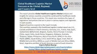 Global Healthcare Logistics Market