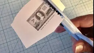 Distressing stamps from United States Plate Block Album!