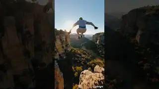 This Jump Has Zero Room for Error #basejump  #cliffjumper  #extremesports #adrenalinerush