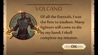 Shadow Fight 2 Volcano 1st Boss in Underworld