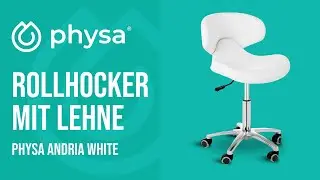 Rollhocker mit Lehne Physa ANDRIA WHITE | Produktvorstellung 10040277