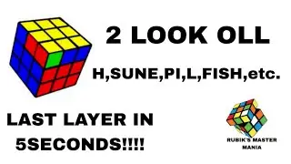 Rubik's Cube: Easy 2-Look OLL Tutorial