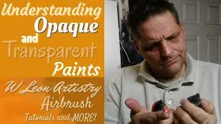 How to use opaque and transparent paints, an airbrush artist tutorial.