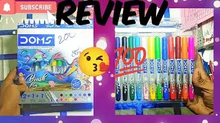Doms marker brush pen colour review 😘💯