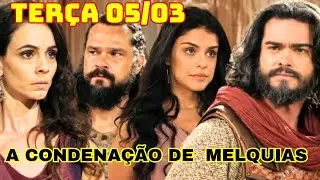 A TERRA PROMETIDA CAPÍTULO DE TERÇA-FEIRA 05/03/24