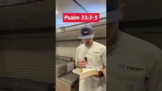 The word of the Lord holds true! Reading from the book of Psalms. Psalm 33:3-5 #psalms #fyp