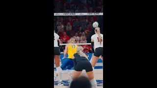 Laney Choboy Dig vs Pittsburgh | Nebraka Volleyball